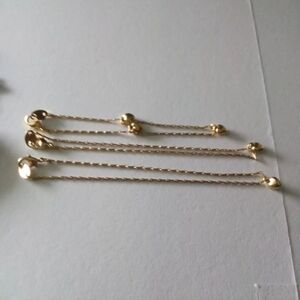 Nina Ricci Set Of Three Bracelets Or Anklets